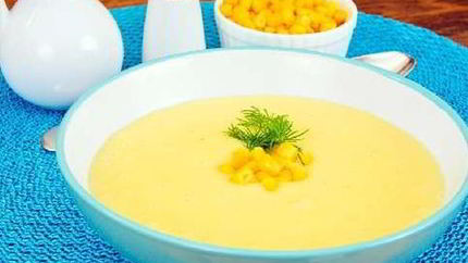 Кукурузный суп-пюре