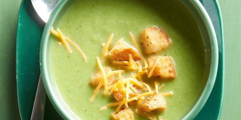 Рецепт легкого супа-пюре с брокколи