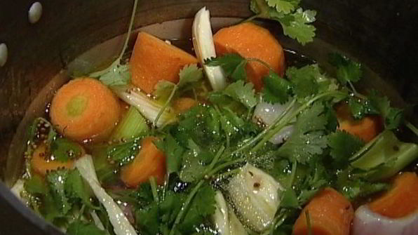 морковный суп-пюре с кориандром