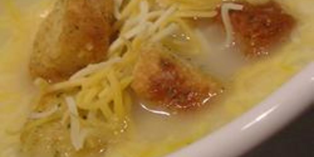 Рецепт овощного супа-пюре с цветной капустой