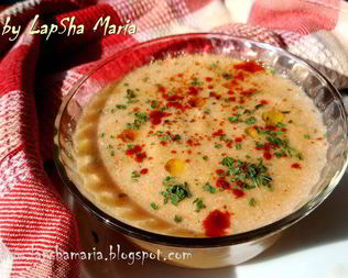 Сливочный суп-пюре с овощами и курицей