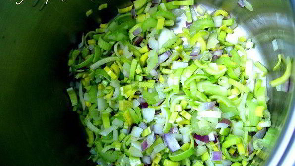 сливочный суп-пюре с овощами и курицей