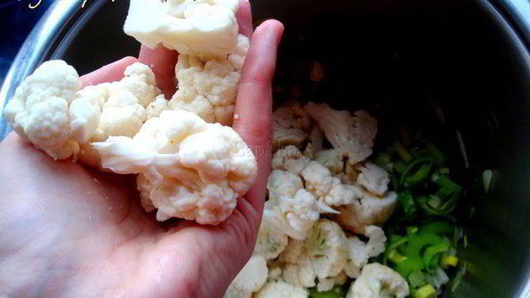 сливочный суп-пюре с овощами и курицей