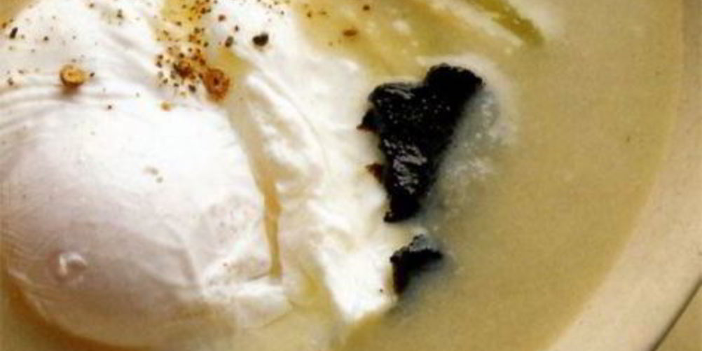 Рецепт супа-пюре из артишоков с яйцом и грибами