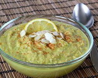 Суп-пюре из авокадо и морковки