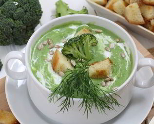 Суп-пюре из брокколи