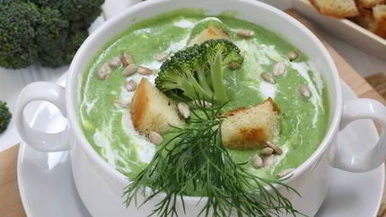 Суп-пюре из брокколи