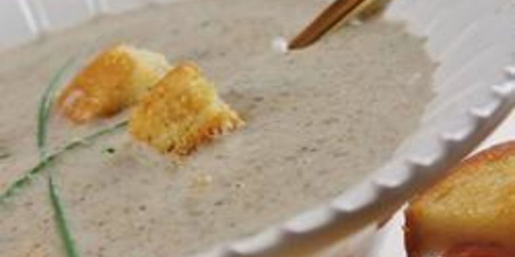 Рецепт супа пюре из шампиньонов