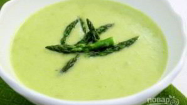 суп-пюре из спаржи