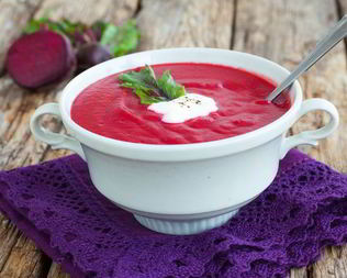Суп-пюре из свеклы
