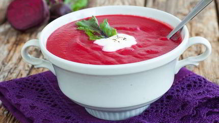 Суп-пюре из свеклы