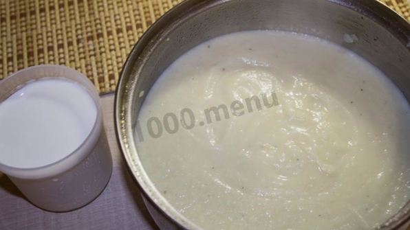 суп пюре из цветной капусты со сливками