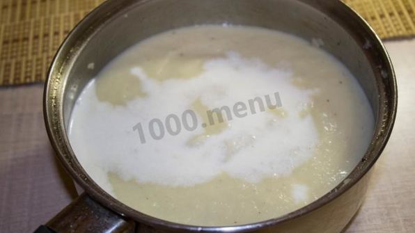 суп пюре из цветной капусты со сливками