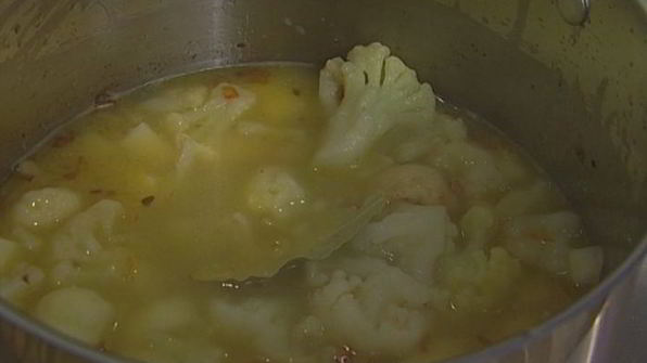 суп-пюре из цветной капусты