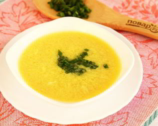 Суп-пюре из яиц