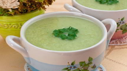 Суп-пюре с брокколи и куриным филе