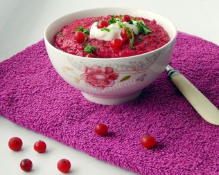Свекольное суп пюре из свеклы
