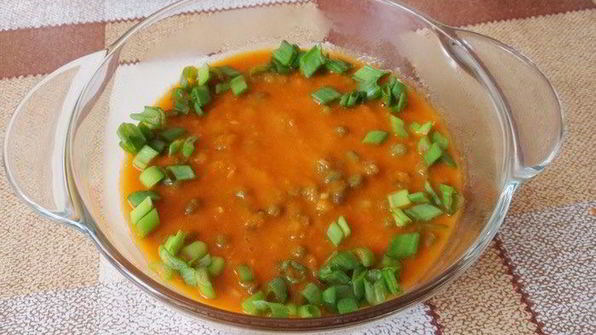 томатный суп-пюре с машем