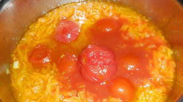 томатный суп-пюре с машем