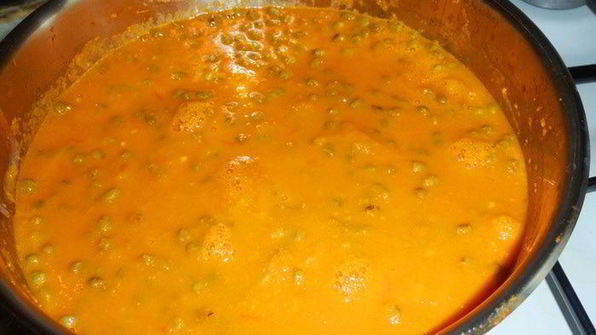 томатный суп-пюре с машем