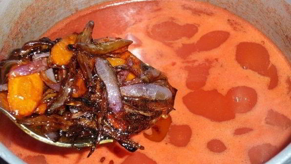 томатный суп-пюре с нутом