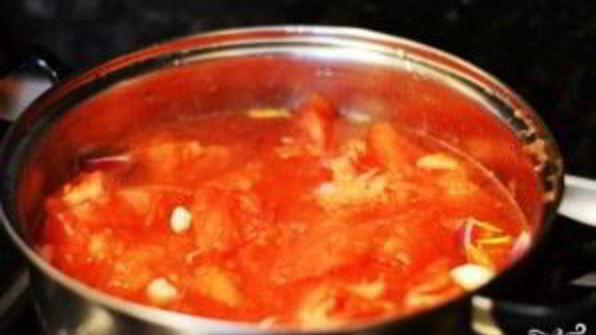 томатный суп-пюре с сыром