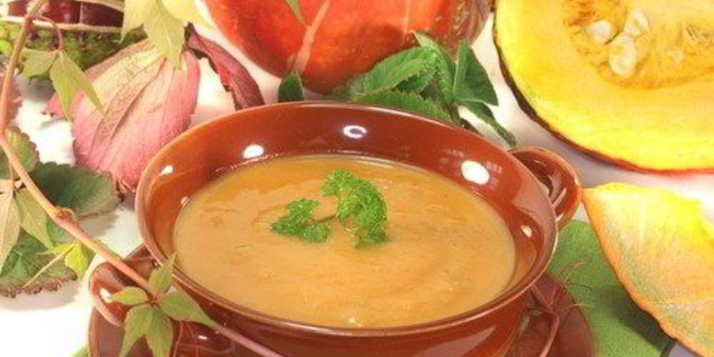 Рецепт тыквенного супа-пюре с яблоками