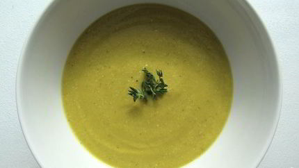 Вегетарианский суп-пюре из брокколи