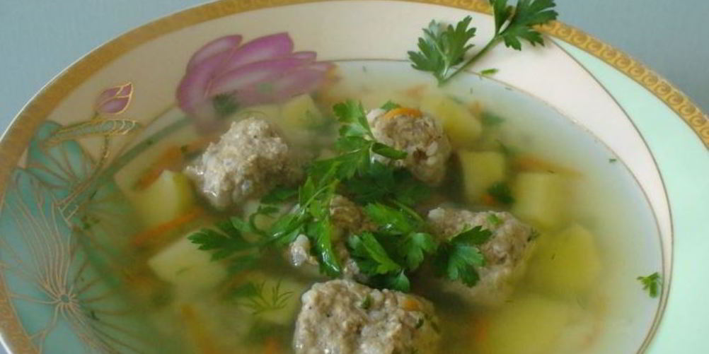 Рецепт супа с фрикадельками