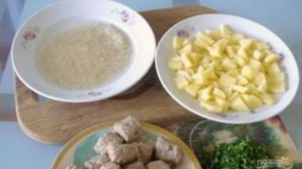 суп с фрикадельками