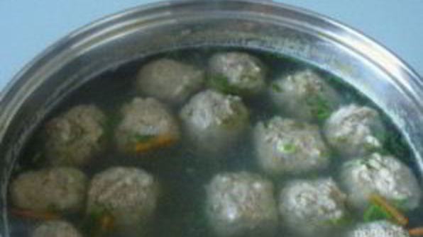 суп с фрикадельками