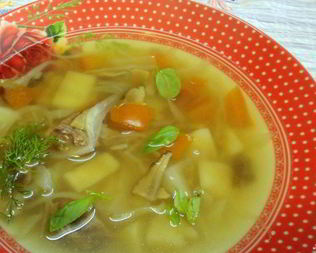 Суп с грибами