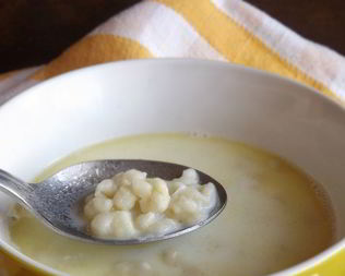 Суп с клецками