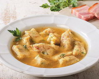 Суп с масляными клецками