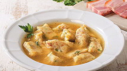 Суп с масляными клецками