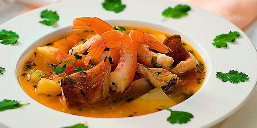 Рецепт супа с морским окунем