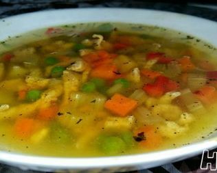 Суп с пряной курицей