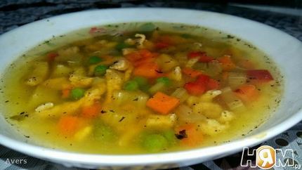 Суп с пряной курицей