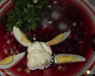 Холодный свекольник