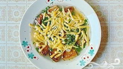 Балтийский сырный суп