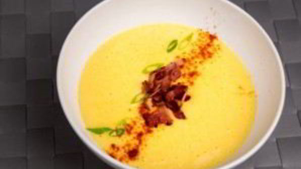 простой сырный суп