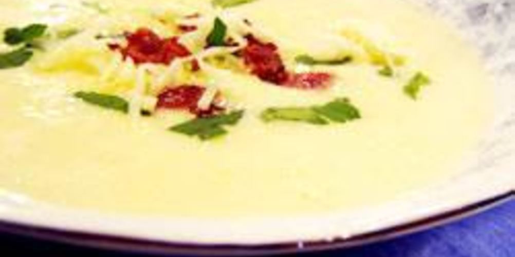 Рецепт сырно-лукового суп с луком-пореем