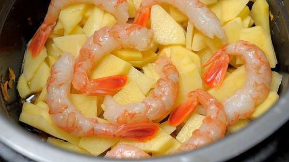 сырный крем суп с креветками