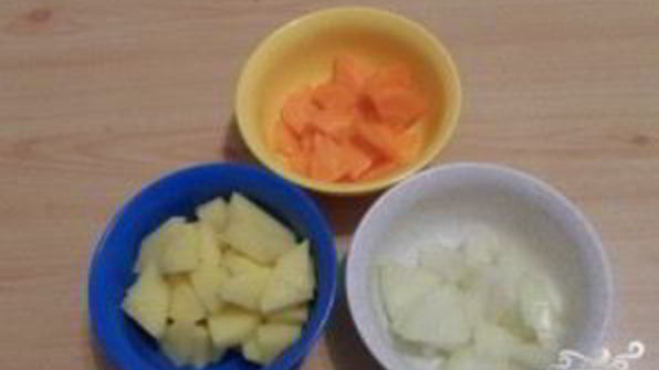 сырный суп на курином бульоне