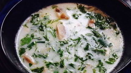 Сырный суп по-французски