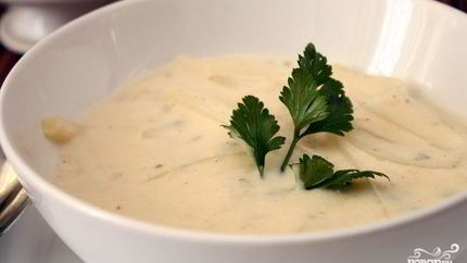 Сырный суп-пюре в мультиварке