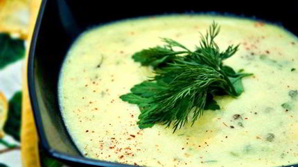 Сырный суп-пюре