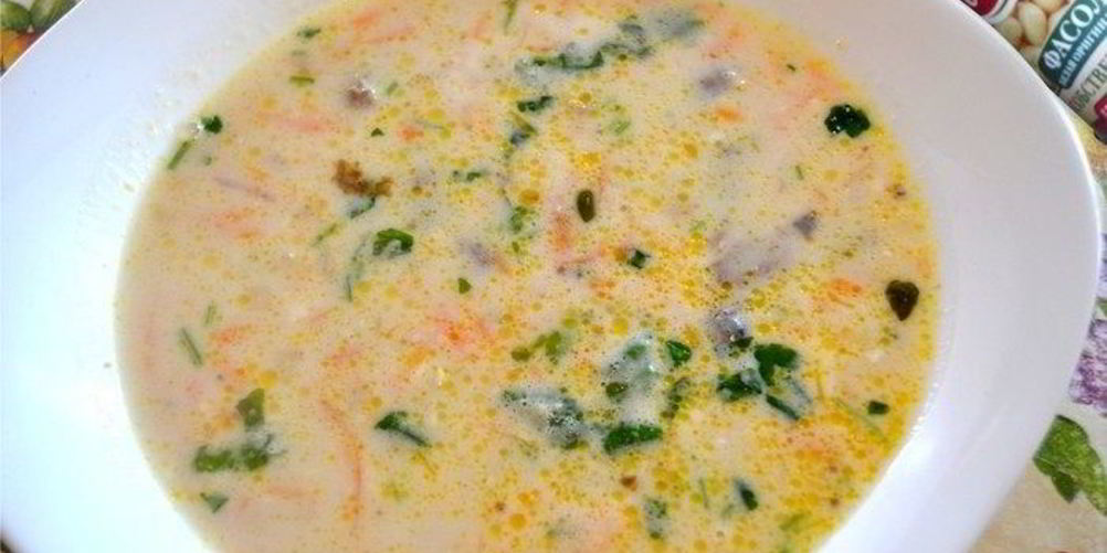 Рецепт сырного супа с белой фасолью