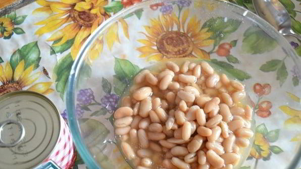 сырный суп с белой фасолью