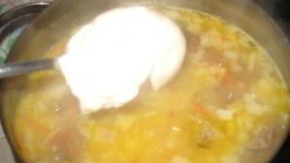 сырный суп с белыми грибами